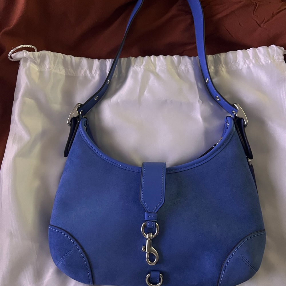 Coach Blue Shoulder Bag